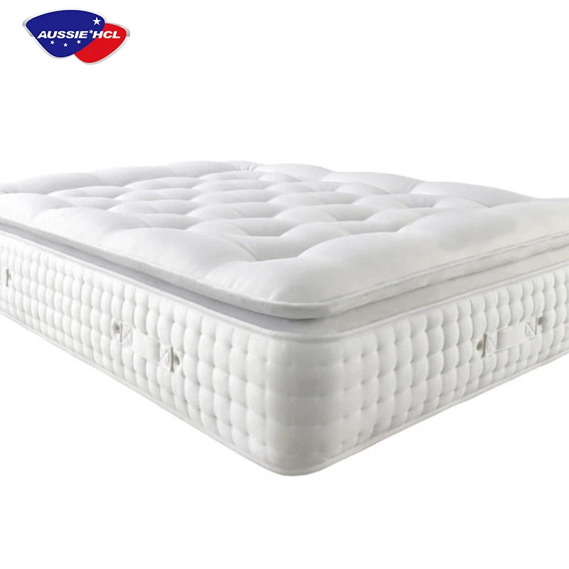 Hand Made Individuals Comfortable and Supportive Silk Blend Layer Pillow Top Mattress king Pocket Spring Mattress