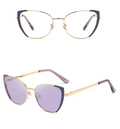 MK2309257 New Photochromic Anti Blue Light Cat Eye Colors Ocean Lens Metal Women Gafas Fishing Sunglasses Glasses Frames for All
