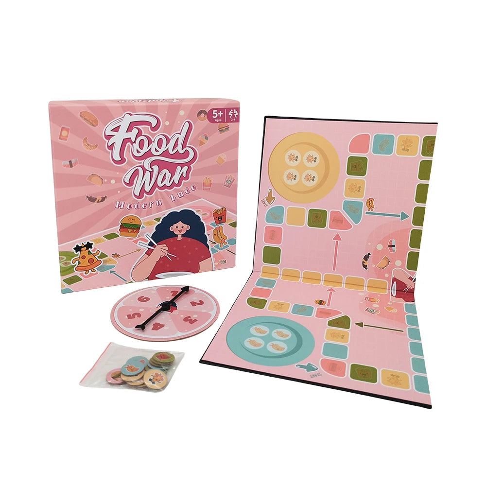 Hot Sale Interactive Family-Child Board Game Customizable Chef Food Theme Printed on Silicone Paper Materials