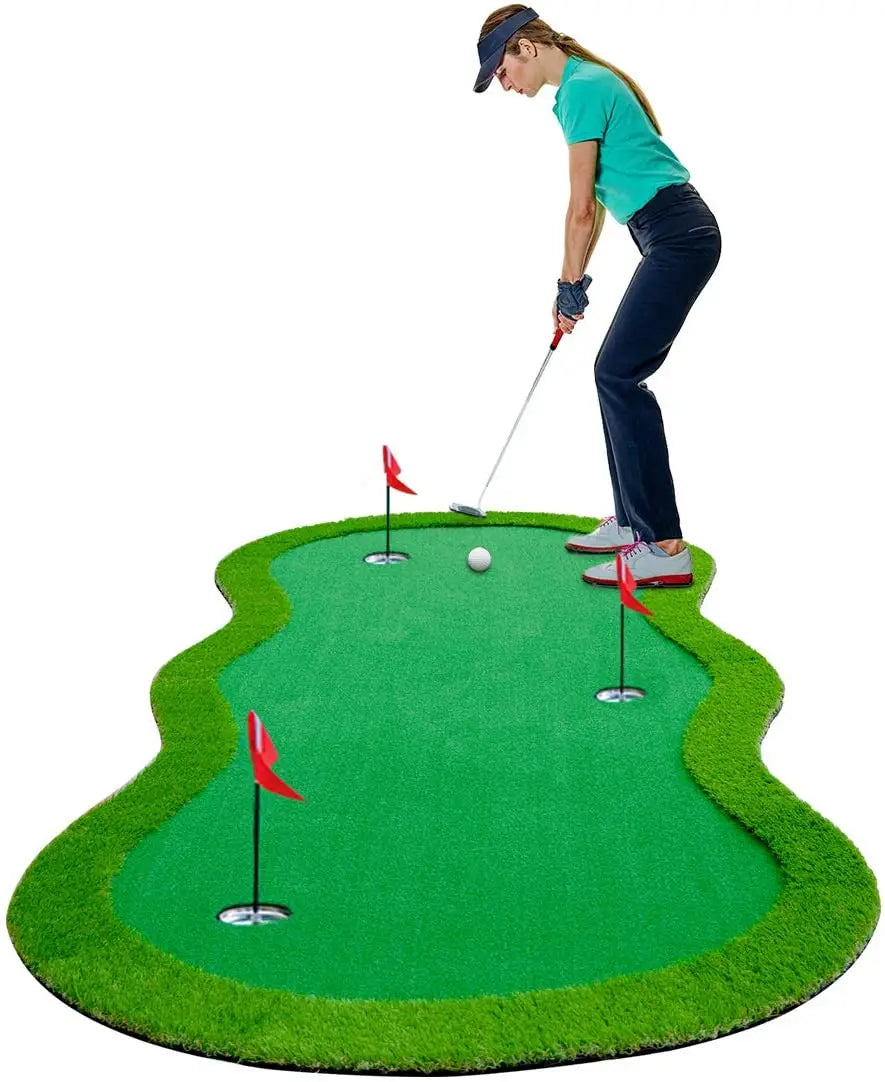 Nice Design Large Artificial Synthetic Turf GP Brand GPC004 Durable Golf Putting Green Mat Flag/Cup Indoor Outdoor Use Unique