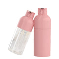 Custom Dual Tube Plastic Lotion Shampoo Bottle 200ml/300ml/400ml Hair Dye Pump Packaging Bathroom Soap Dispensers for Wigs