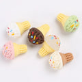 Simulation  3D Icecream Cone Resin ICE CREAM Decoration Crafts Miniature Food