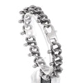 KALEN 210mm Men Punk Stainless Steel Vivid Tangled Snakes Links Bracelet