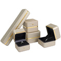 High-grade Right Angle Clamshell Jewelry Display Box Silver Jewelry Gift Packaging Designed Case for Pendant Earring Ring