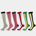Comfortable Knee High Unique Design Different Pattern Fashion Style Men Sports Football Compression Socks for Women