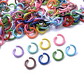 Factory Price Open Jump Rings 8mm 10mm Split Rings Connectors for DIY Jewelry Findings Making Bracelet Necklace Earring Supplies