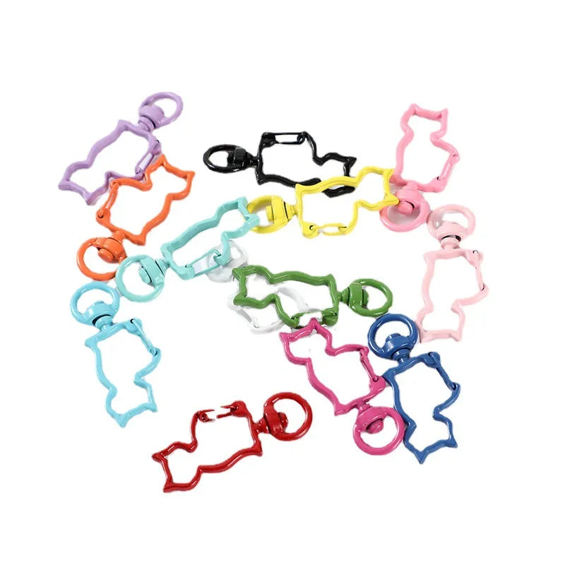AA01035 Wholesale Hot Selling Cat Shaped Metal Key Buckle Key Chain Metal Crafts Accessories
