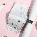 Anti-UV Clover Uv Automatic Umbrella  3 Fold Woman clear Umbrella Folding Sunscreen  Sunny Umbrella with Custom logo