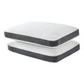 Pain Relief Neck Support Luxury Bread Shape Bamboo Fiber Memory Foam Pillow for Side Sleepers-Factory Price Easy Sleep Rested