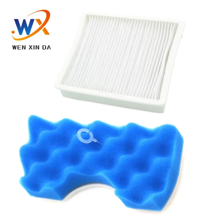 1 Set Blue Sponge Hepa Filter Kit for Samsung DJ97-01040C SC43 SC44 SC45 SC47 Series Robot Vacuum Cleaner Parts Accessory