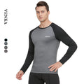 Men's Athletic Apparel Quick Dry Long Sleeve Compression Sport Gym Running Shirt Custom Men High Elasticity Basketball T Shirt