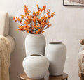 Minimalist Nordic Countertop Set Solid Color Creative Japanese Style Dry Flower Hydroponic Vase Jingdezhen Tabletop Vase