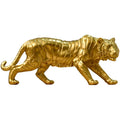 Resin Gold tiger Statue Decoration Home Living Room Porch Resin Decoration Office Desktop Opening Gift