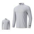 B553 Wholesale Men Outdoor Long Sleeve Spandex Polyester Active Wear Custom Logo T-shirts Quick Dry