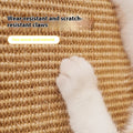 Eco-Friendly Sisal Pad Anti-Scratch Pet Mat Wall-Pasted Board Sofa Cat Claw Interactive Movement Toys Wear-Resistant Cat Claw