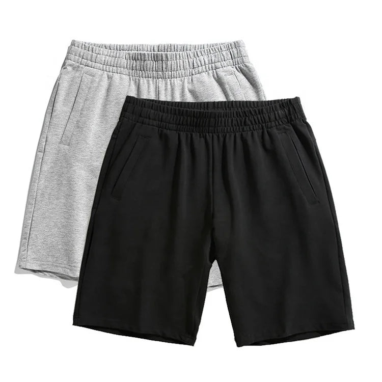 French Terry Cotton Spandex Daily Outdoor Work Training Golf Casual Athletic Workout Logo Custom Running Shorts Men Short
