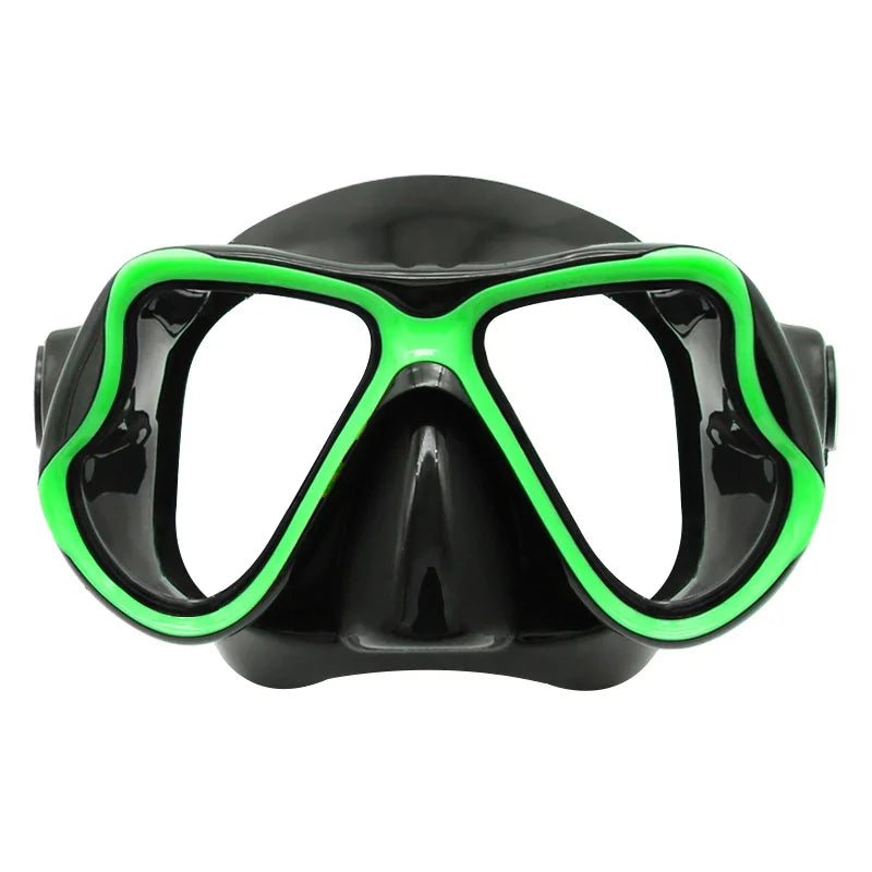 Wholesale scuba Adult Snorkeling Diving Tempered Glass Liquid Silicone Diving Mask for Diving Mask
