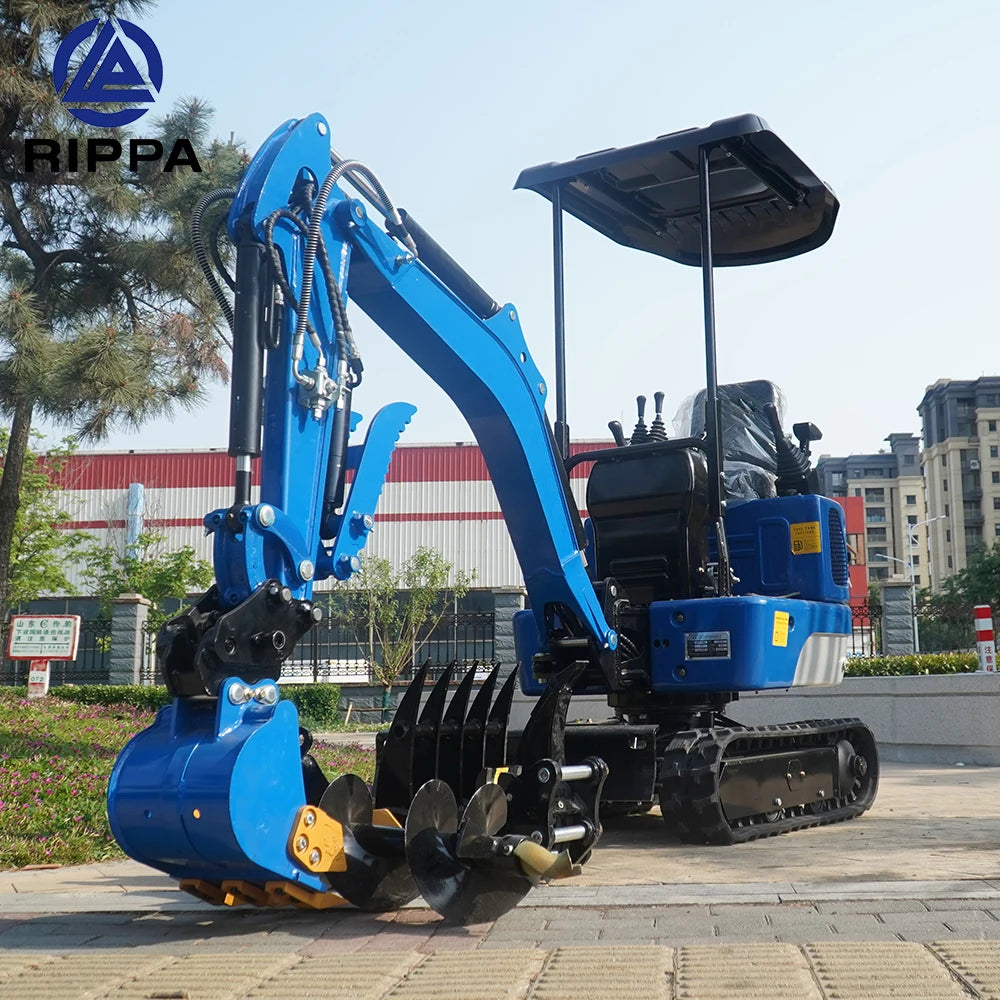 Economical 1Ton Mini Crawler Excavator Compact Flexible Digger for Indoor Use