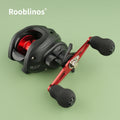 [Germany Stock] Rooblinos AC Waterdrop Left Hand Plastic Reel 7.2:1 Gear Ratio