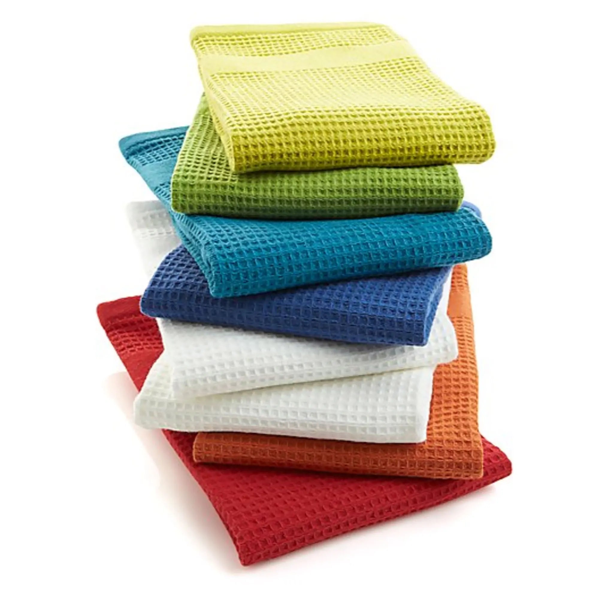 Microfiber Waffle Weave Kitchen Tea Towel Dish Drying Towels Washcloths Face Hand Towels