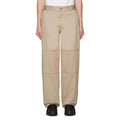 Custom Men's Casual Straight Regular Fit Mid Rise Breathable 100% Polyester Pants Knee Panel Half Elasticated OEM Service