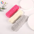 QIYUE Pure Color Hairbands Thick Flannel Elastic Wrist Bands
