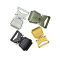 39MM LightWeight Aluminum Alloy Metal Side Release Buckle Outdoor Camping Tactical Belt Buckle