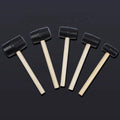 8oz 12oz 16oz 24oz Wood Handle Rubber Mallet for Floor Tile Installation Machinist Hammer Use DIY OEM Customizable Decoration