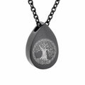 Tear Drop Urn Necklace Holder Memorial Jewelry Locket Stainless Steel Tree of Life Ash Pendant Keepsake Funeral Cremation Urn