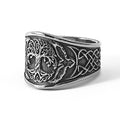 Fashion Jewelry Wholesale Norse Souvenir Gift Stainless Steel Casting Ring Mens Norse Myth Tree of Life Ring Jewelry