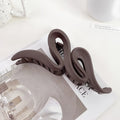 SongMay Elegant Simplicity Classic Hair Claw Clip Maillard Color Hair Accessories for Women Girls Made PC Material Big Hair Clip