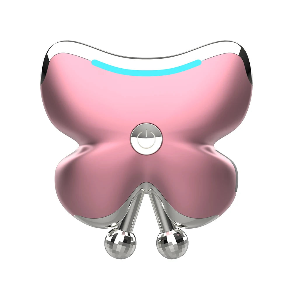 Customization Vibration Heating Butterfly Shape Winkle Remover Face Lifting Scraping Instrument