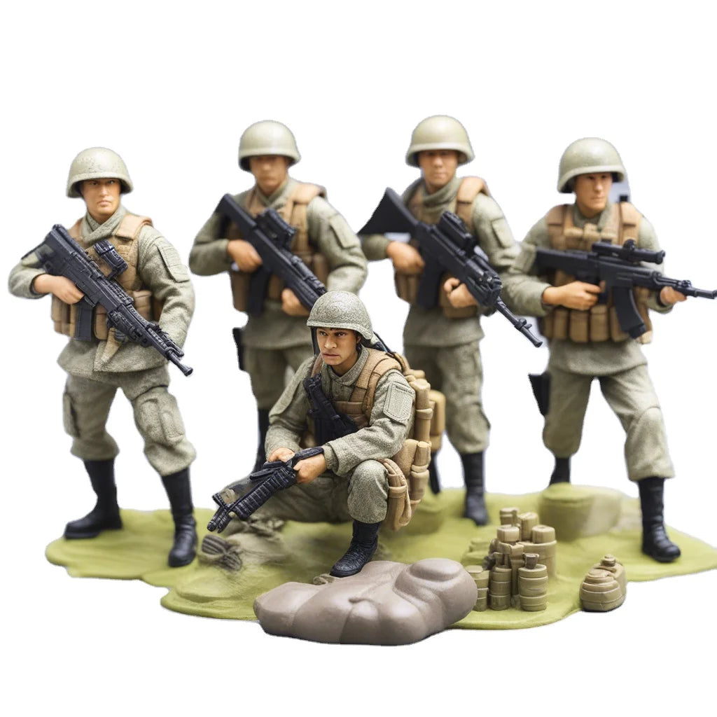 Mini Plastic Army Men Soldier Toy Special Military Action Figure Play Set