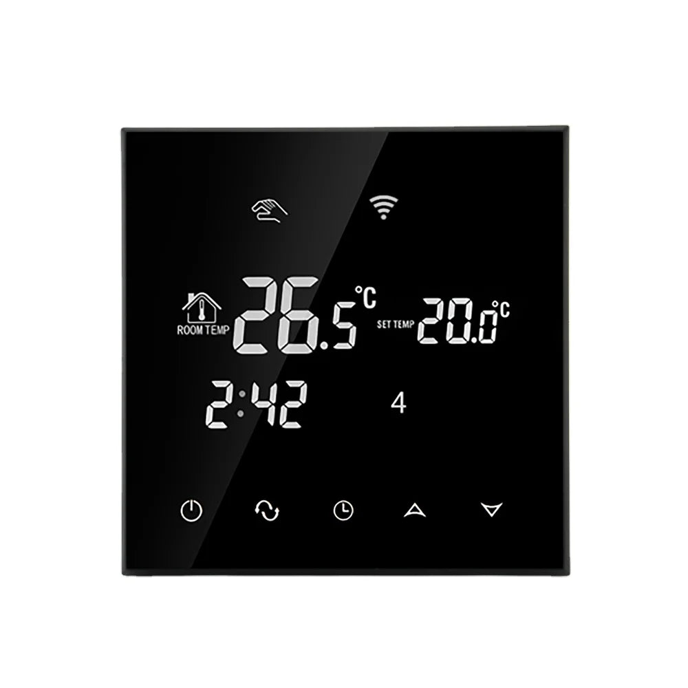 TGT70WIFI-WPB Smart Room Boiler Heating Thermostat with WIFI Function and Can Be Controlled by Phone