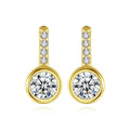 CZCITY New Arrival Latest Fashion 925 Sterling Silver Earrings for Women Cubic Zircon Jewelry Earrings Wholesale