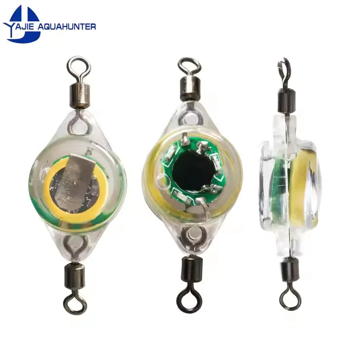 2.6g Depth LED Flash Lamp Fish Eye Shape Smart Fishing Light Lure MegaBDM