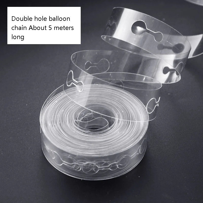 Irregular Balloon Link 5 Meter Chain Tape Wedding Birthday Party Festival Event Decoration Supplies Wholesale