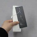 Custom Luxury Garment Swing Tags Clothes Label Brand Name Logo Plastic Hang Tag Custom Paper Hangtags for Clothing Own Logo