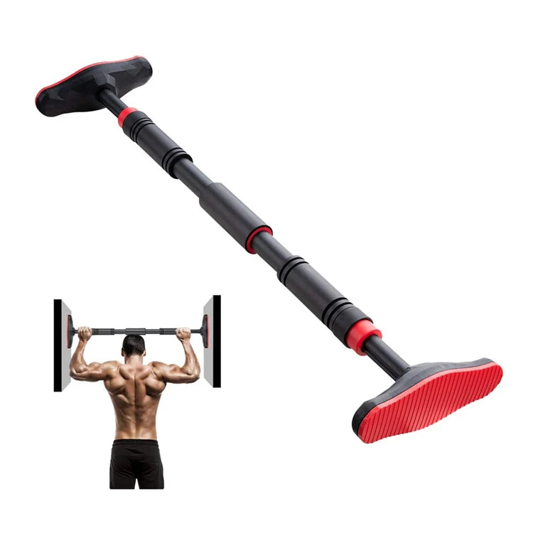 Adjustable Steel Horizontal Pull-Up Bar Home Fitness Equipment for Men and Women with 200kgs Load Capacity Strength Training