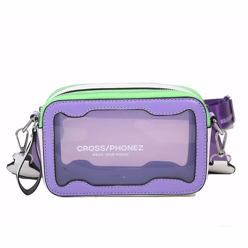 Wholesale New Fashion Ladies Luxury Clear PVC Handbags Jelly Shoulder Crossbody Toto Bag Handled Style for Women