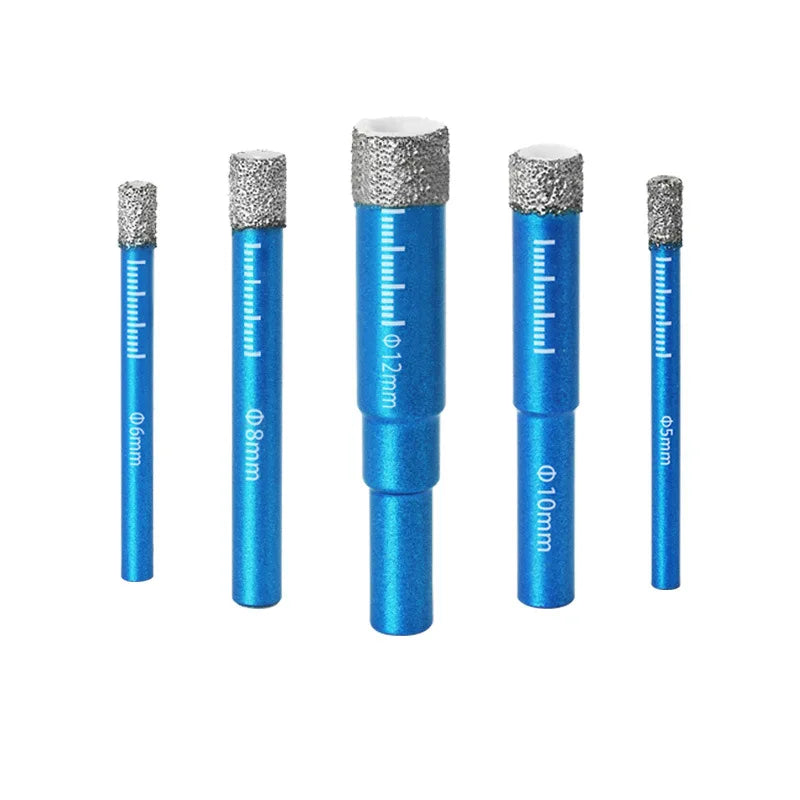 Factory Direct Sale Diamond Dry Drill Bit Vacuum Brazed Hole Saw Cutter for Granite Marble Ceramic Tile 5-16mm