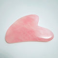 Diy Natural Rose Quartz Fashionable Design Heart Shaped Guasha for Face