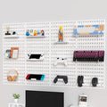 Customizable Single-Tier Folding Wall Shelf Tray Space-Saving PP Gaming Organizer for Tools Small Object Storage in Gaming Room