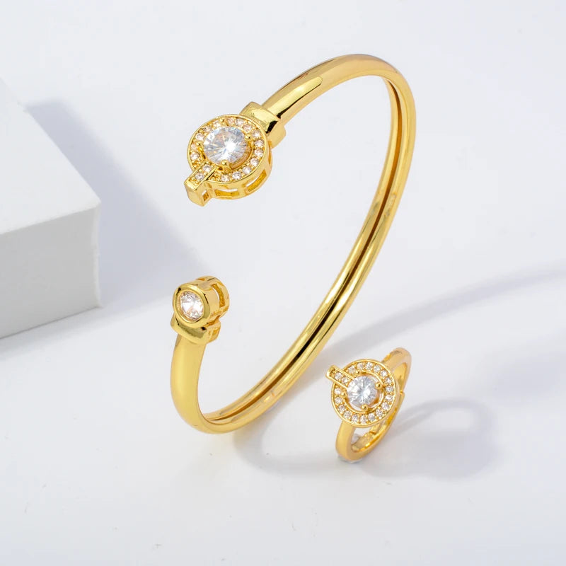 Whosale Personalized Newest Cheap Price Fashion Italian Pakistan Cuff Big Bracelet Jewelry Women Bangles Sets
