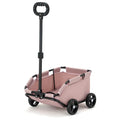 Aluminum Folding Pet Stroller with 4 Wheels Small Pet Carrier for Dogs Cats Fabric Backpack Cage Design for Travel Transport