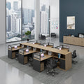 MINGMENG Good Price Office Furniture Staff Table Modular Workstation Office Desks Work Station With Drawer Cabinet