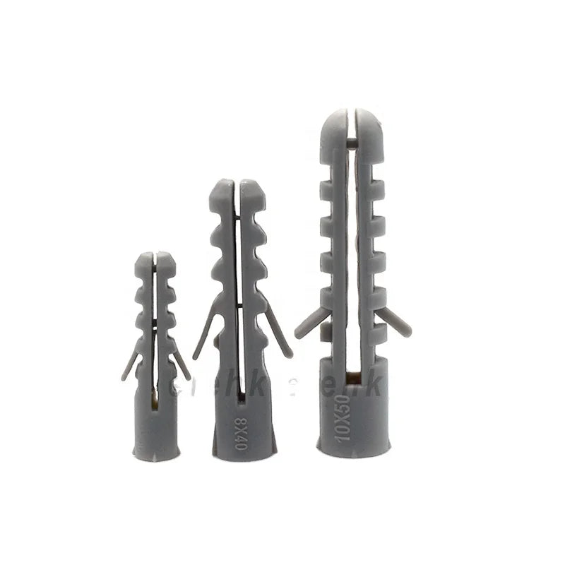 4mm Plastic Wall Plug 6mm Fish Screw Anchor 8 mm Plastic Anchor 8mm Plastic Wall Plug