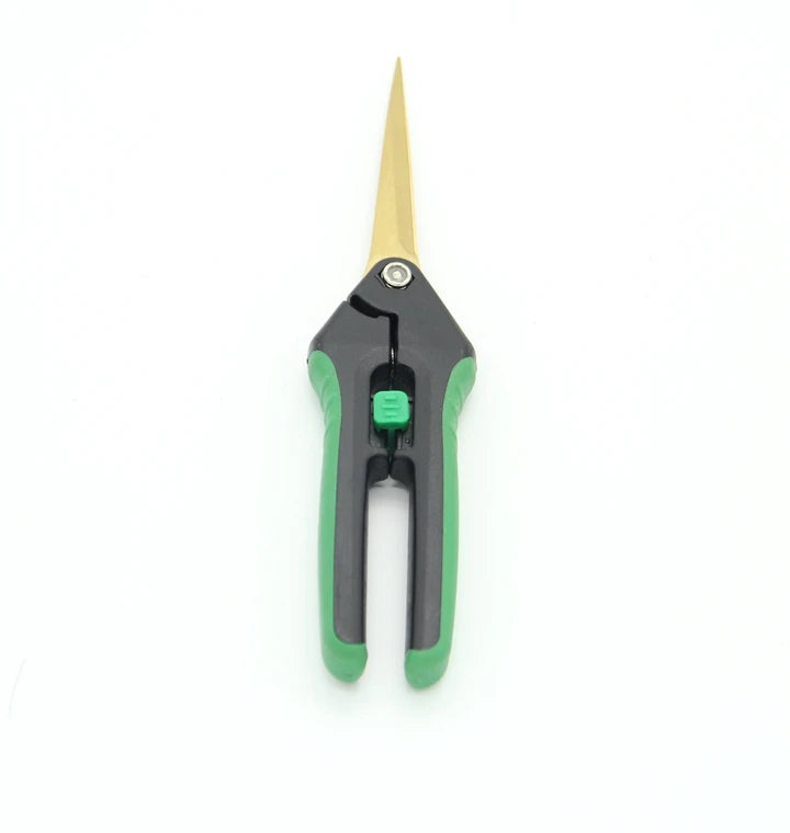 6.5in Garden Scissors with Stainless Steel Blades Hand Trimming Tools for Plants Flowers Precise Cutting