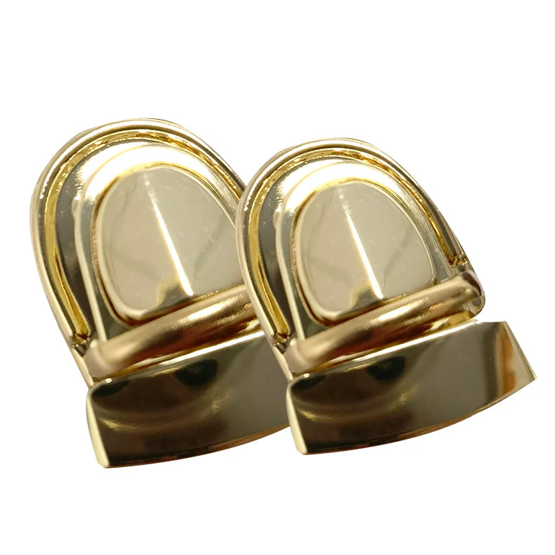 Quick Release Nickel-free Customized Color Metal Square Push Lock Turn Lock Button for Leather Craft Women Bag DIY Accessories