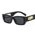 New Luxury Cheetah Decoration Fashion Sunglasses Men Glass Women Small square Custom logo Sunglasses 2022 Gafas De Sol